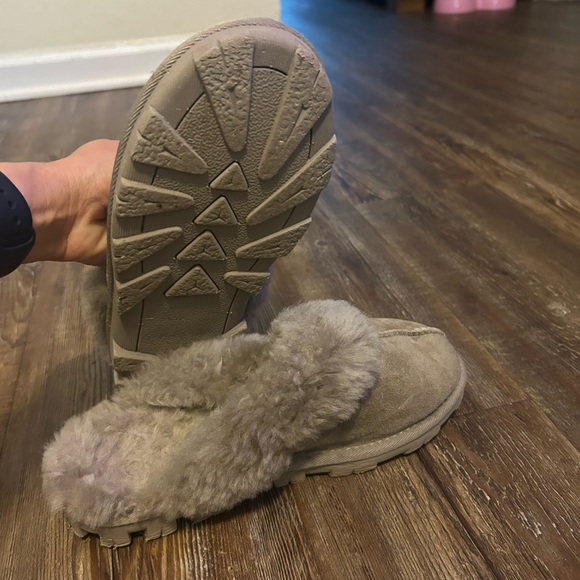 Cozy Tan Kids Slippers - Picture 3 of 3